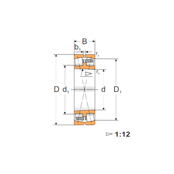 23232 KMBW33 MPZ Spherical Roller Bearings