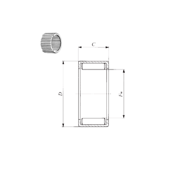 YB 812  IKO Needle Roller Bearings