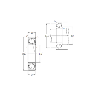 7004C NTN Angular Contact Ball Bearings