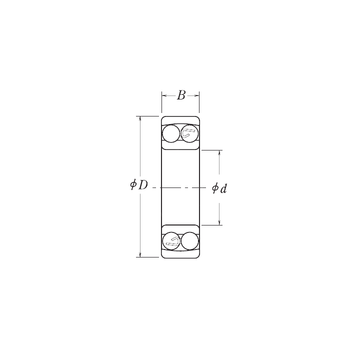 NMJ1/2 RHP Self Aligning Ball Bearings