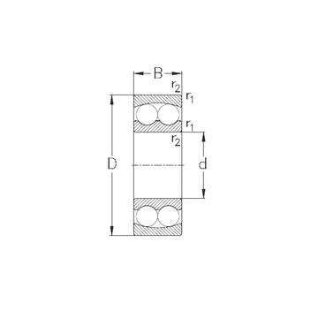 2207 NKE Self Aligning Ball Bearings