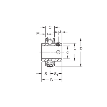 GYE15KRRB Timken Deep Groove Ball Bearings