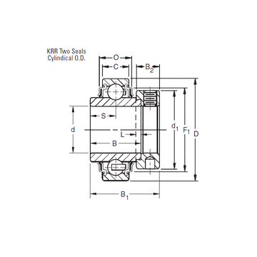 1104KRR Timken Deep Groove Ball Bearings