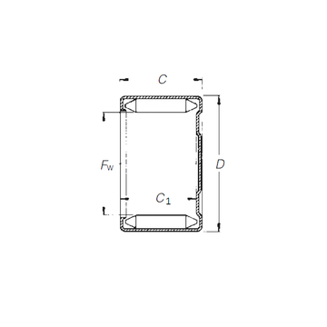 DLF 30 20  Timken Needle Roller Bearings